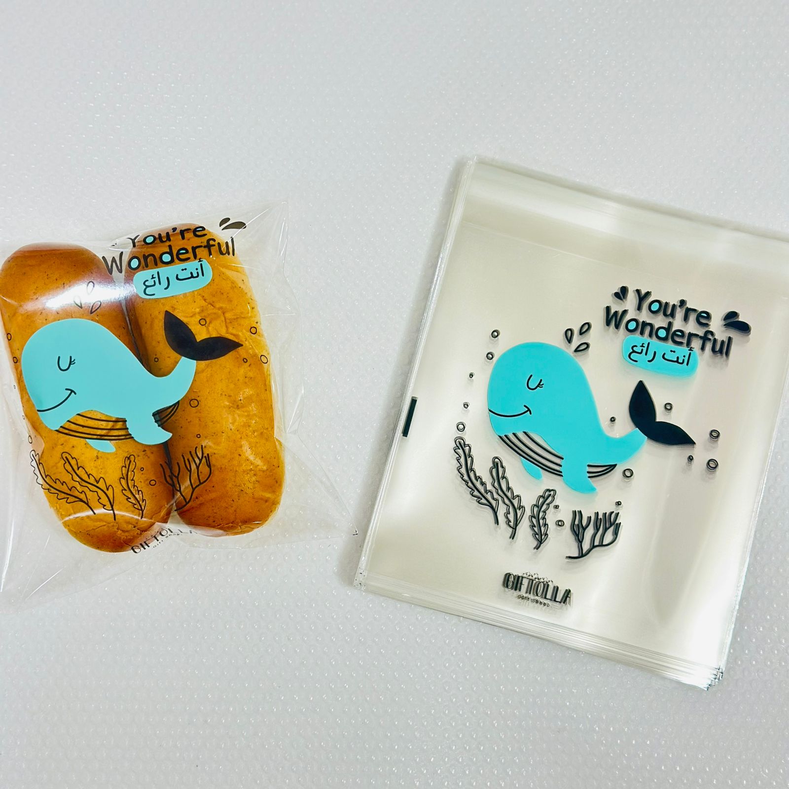 whale cellophane bags- 3 packs 🐳