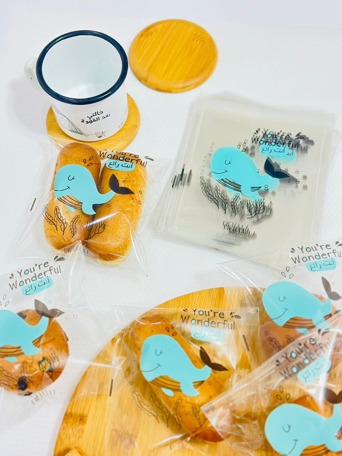 whale cellophane bags- 3 packs 🐳