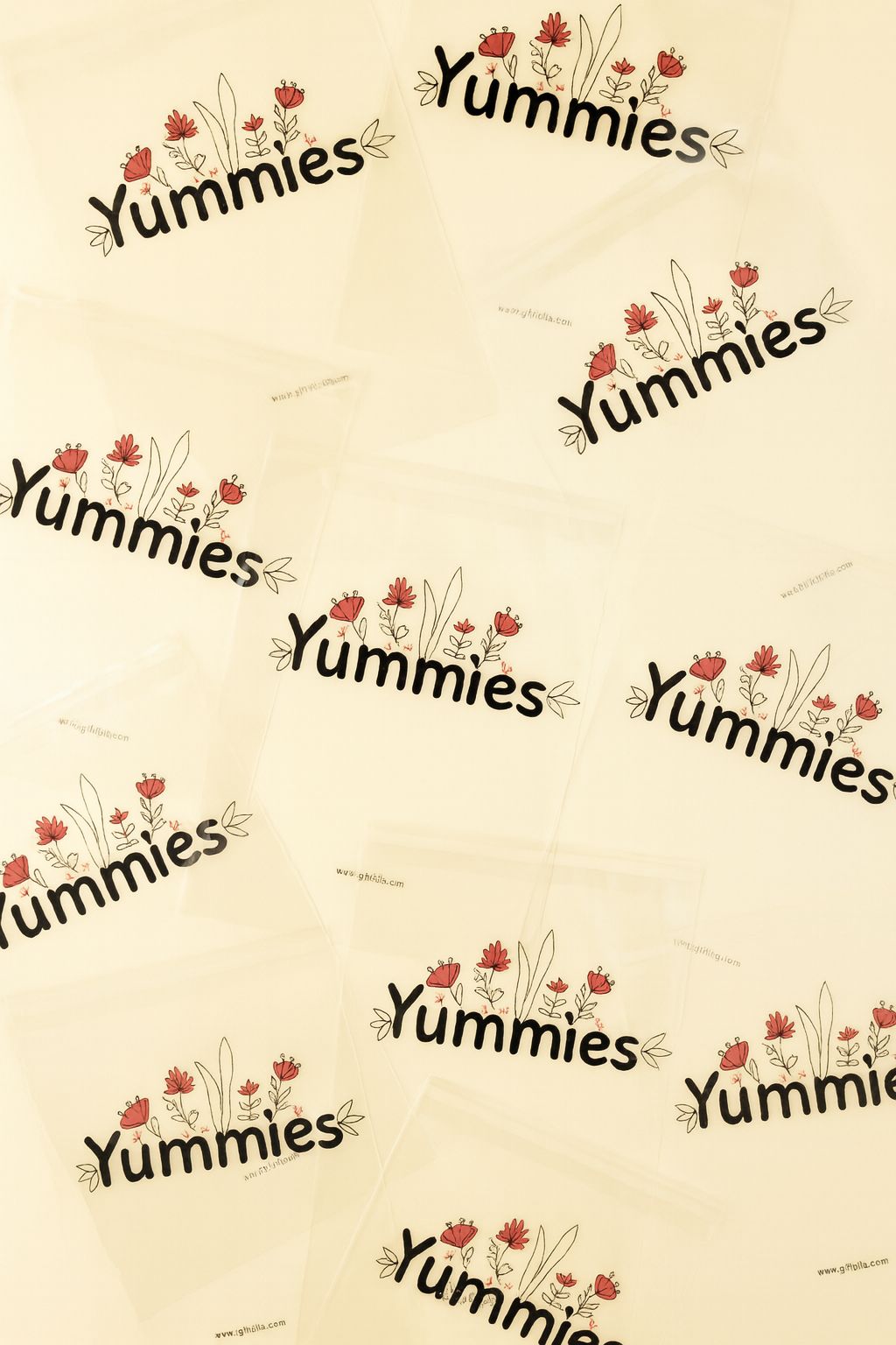 Yummies Cellophane Bags | 15 cm