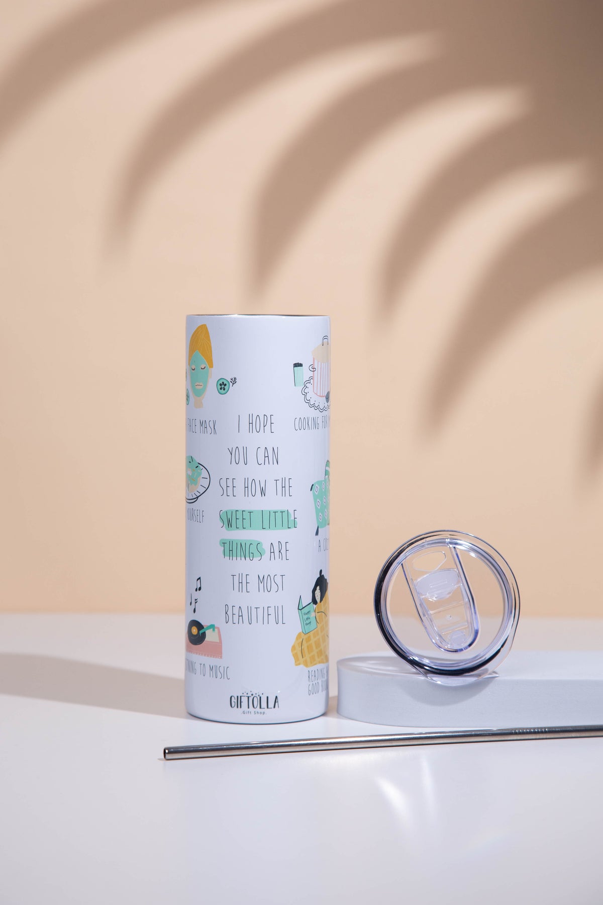 Little Things insulated tumbler by Giftolla, gift for her