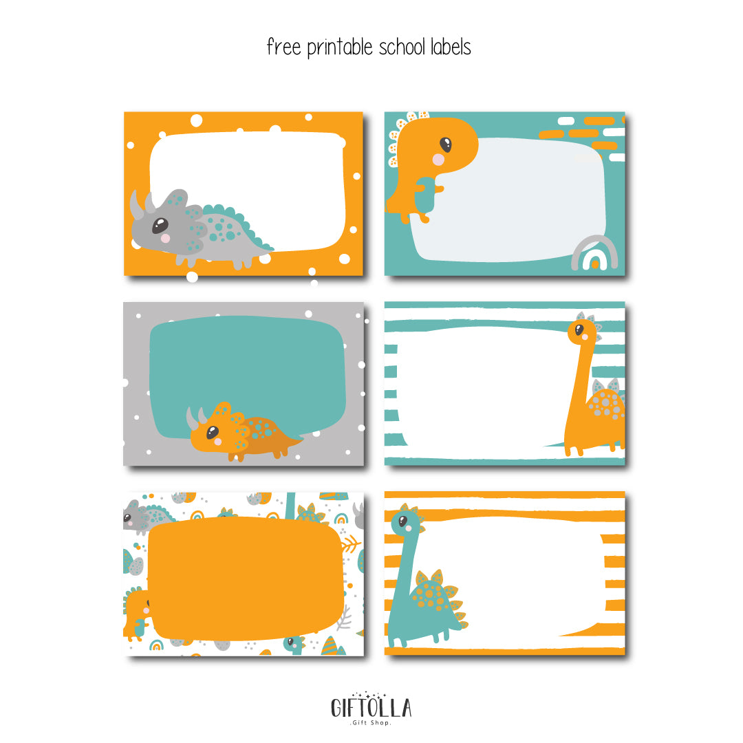 My School Labels (pdf)