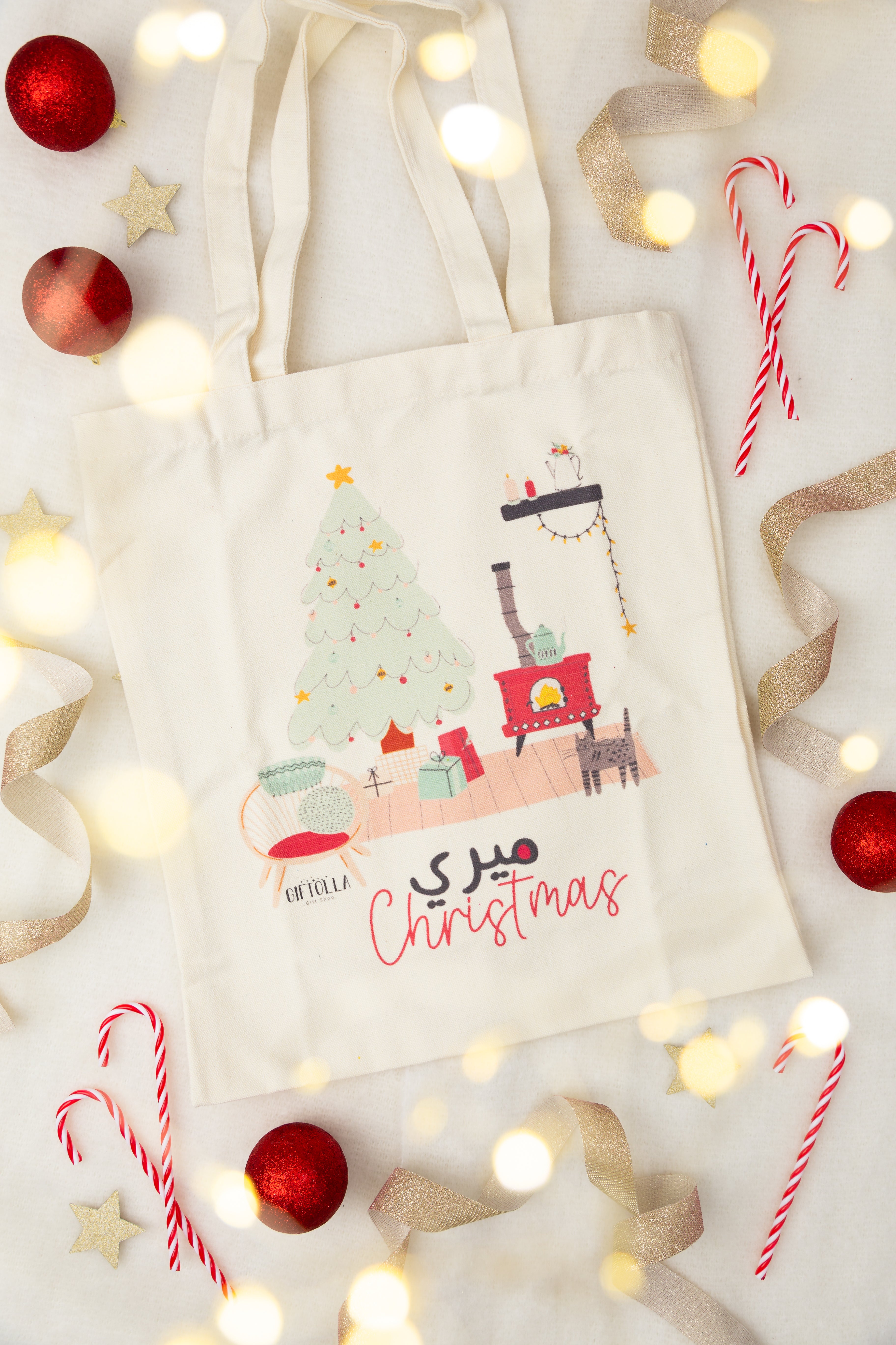 Christmas tote bag