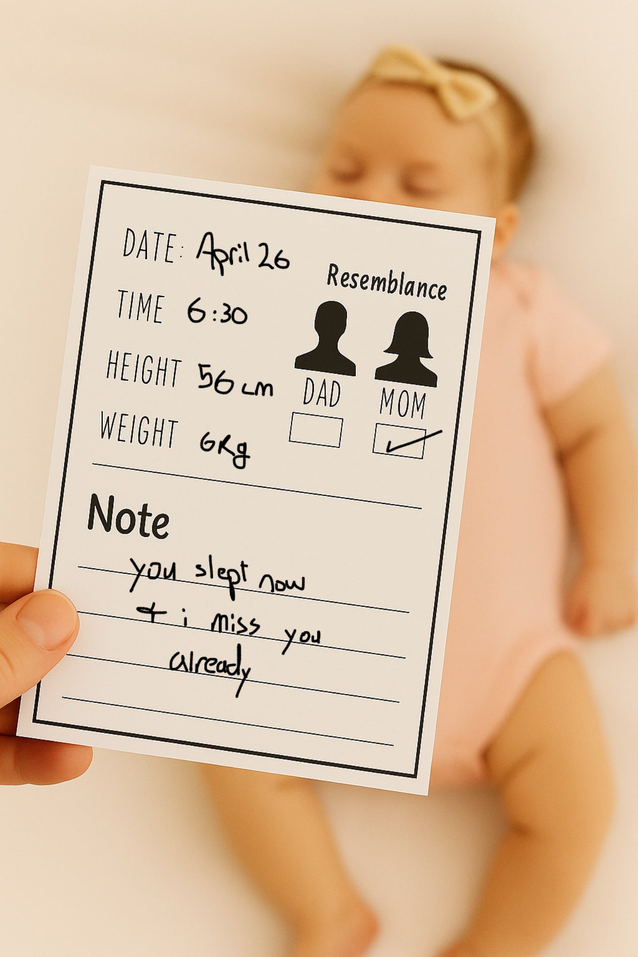 Baby Milestone Cards