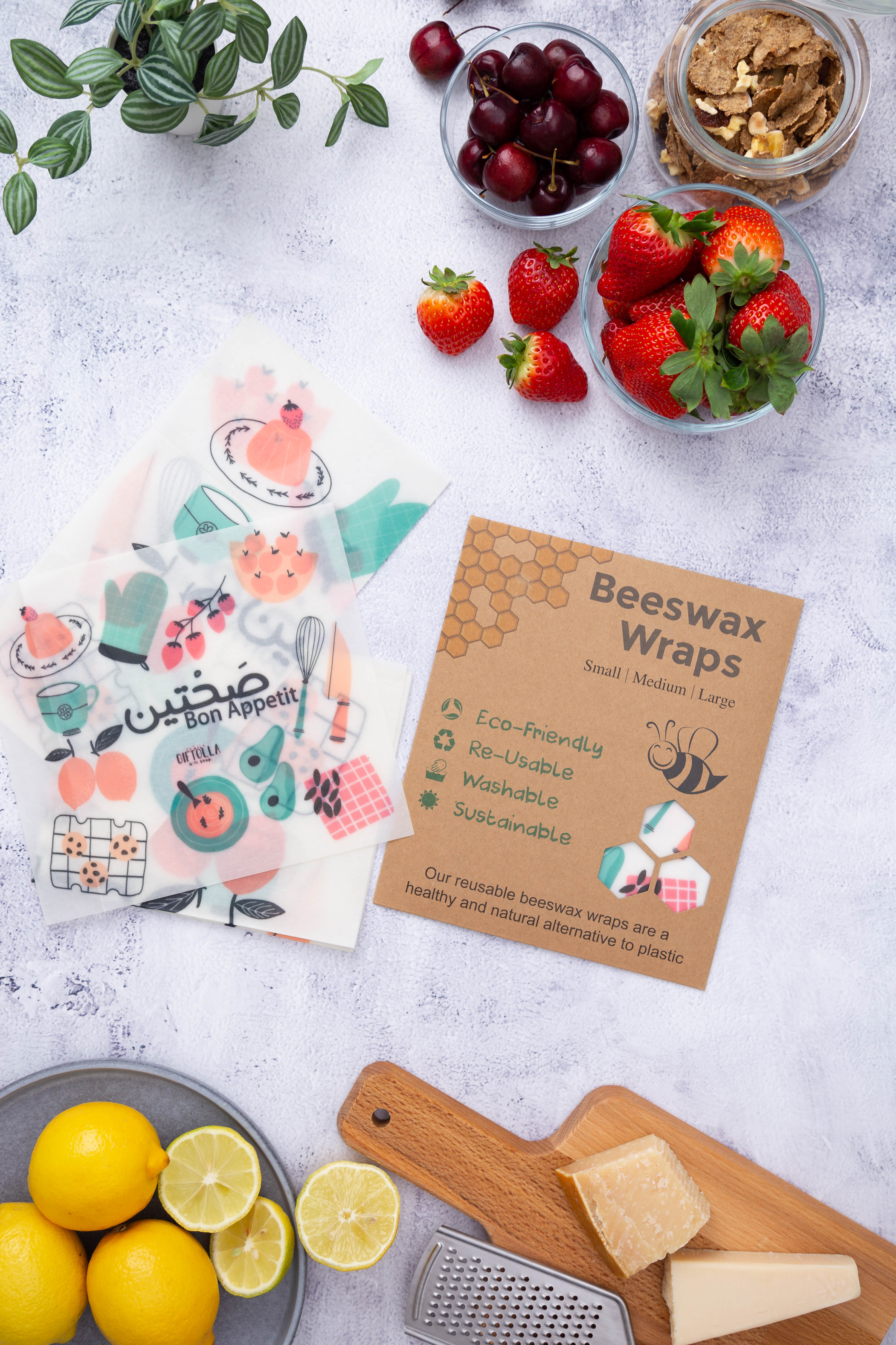 The Waste Less Shop Beeswax Food Wraps Sale