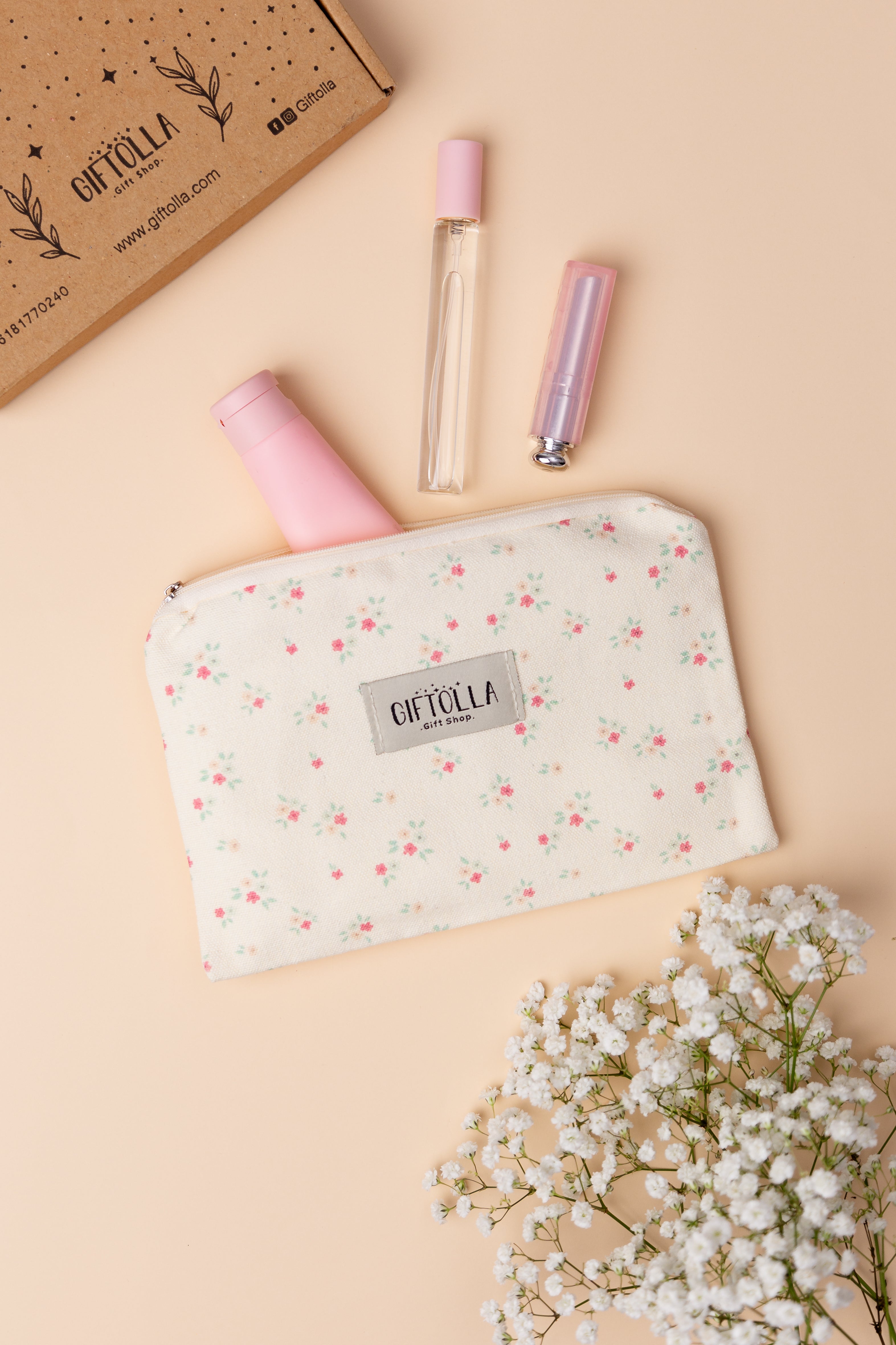 Makeup Floral pouch