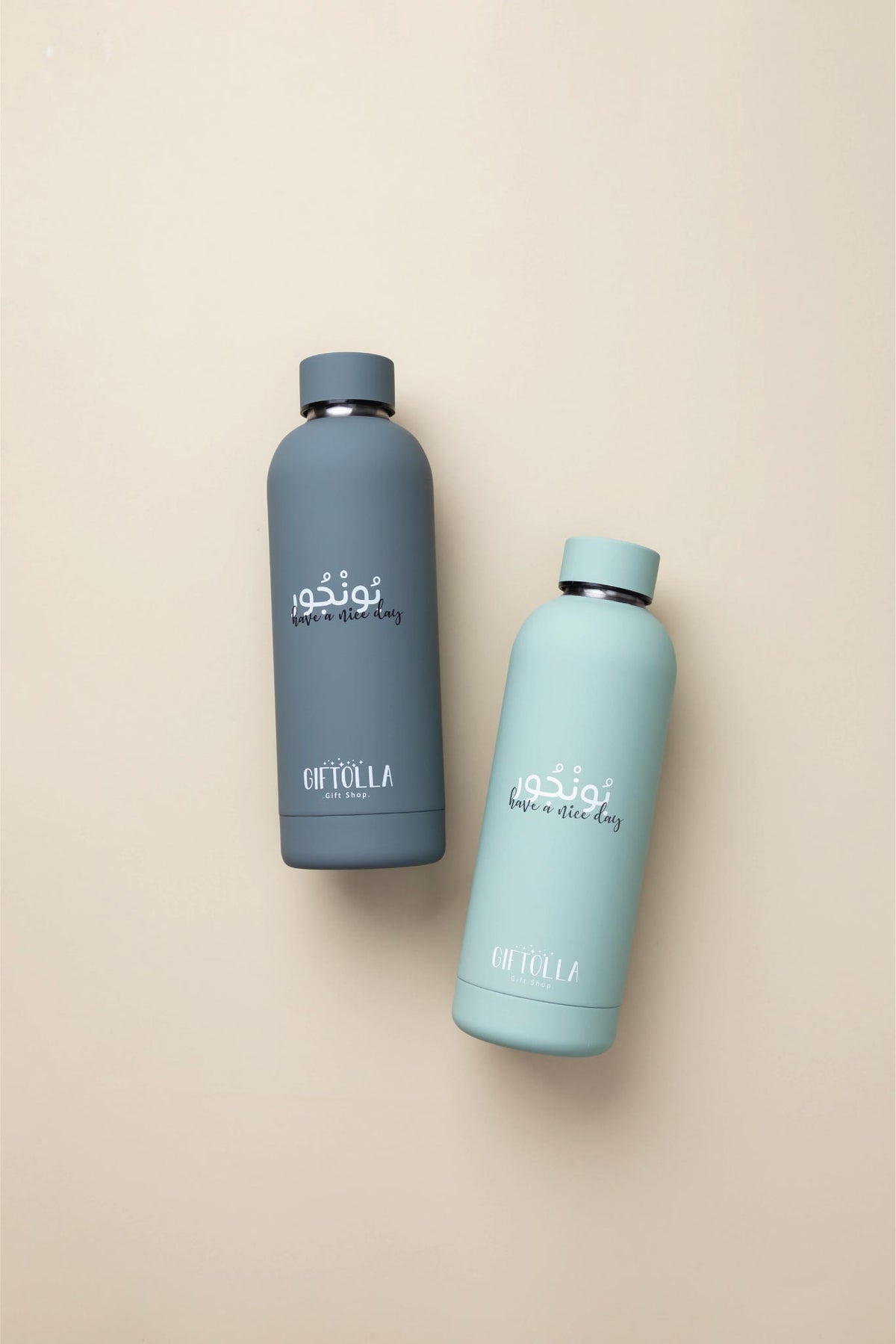 Giftolla Bonjour bottle with no condensation on the outside