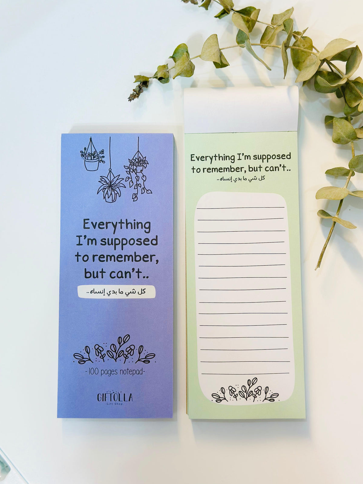 Giftolla notepad for never forgetting important tasks