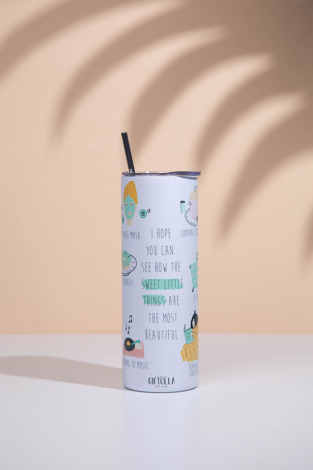 Giftolla Little Things tumbler, a reminder to enjoy the sweet little things