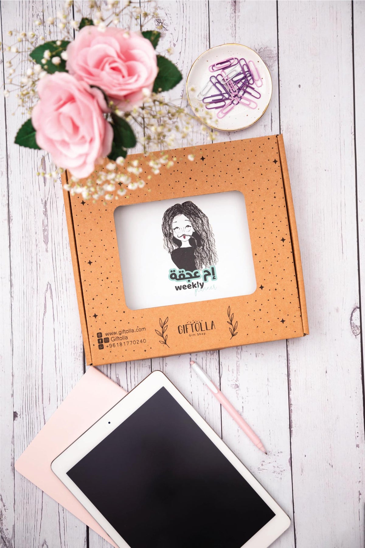Giftolla weekly planner for smart, hyperactive multitaskers
