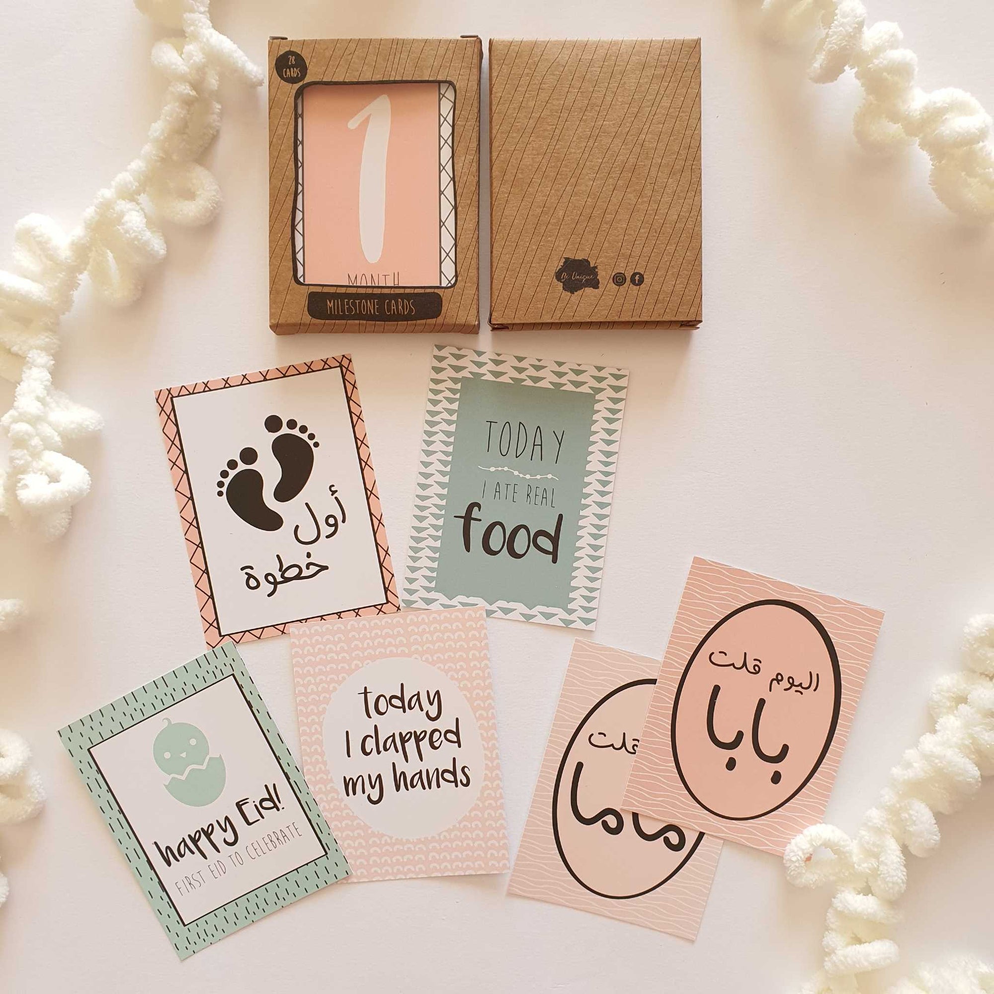 Baby Milestone Cards